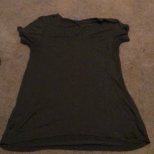 Army green tee shirt